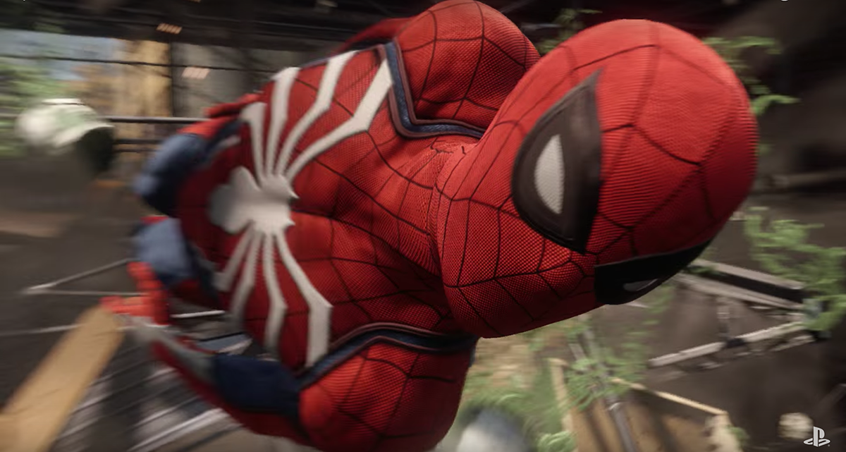 Ein Screenshot aus dem Spider-Man PS4 Trailer