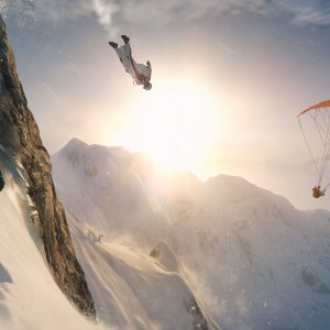 Steep - Fliege mit einem Wingsuit oder Paraglider, fahre Ski oder Snowboard